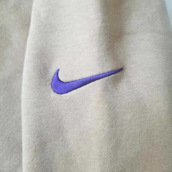 Nike Men's Baltimore Ravens Parachute Tan Rewind Crew Pullover Sweatshirt - Picture 6 of 9